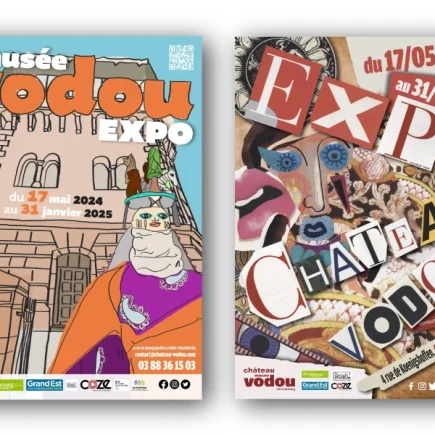 Affiches pour l'exposition du musée Vodou