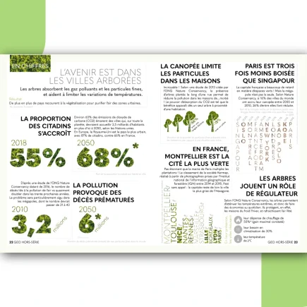 Affiche A3 villes arborées